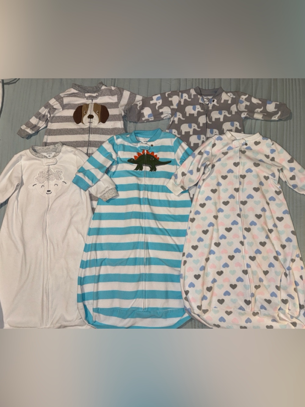 Lot of 5: Fleece Sleep Sacks